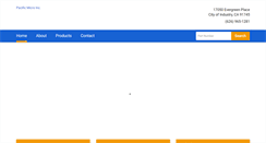 Desktop Screenshot of pacificmicroinc.com
